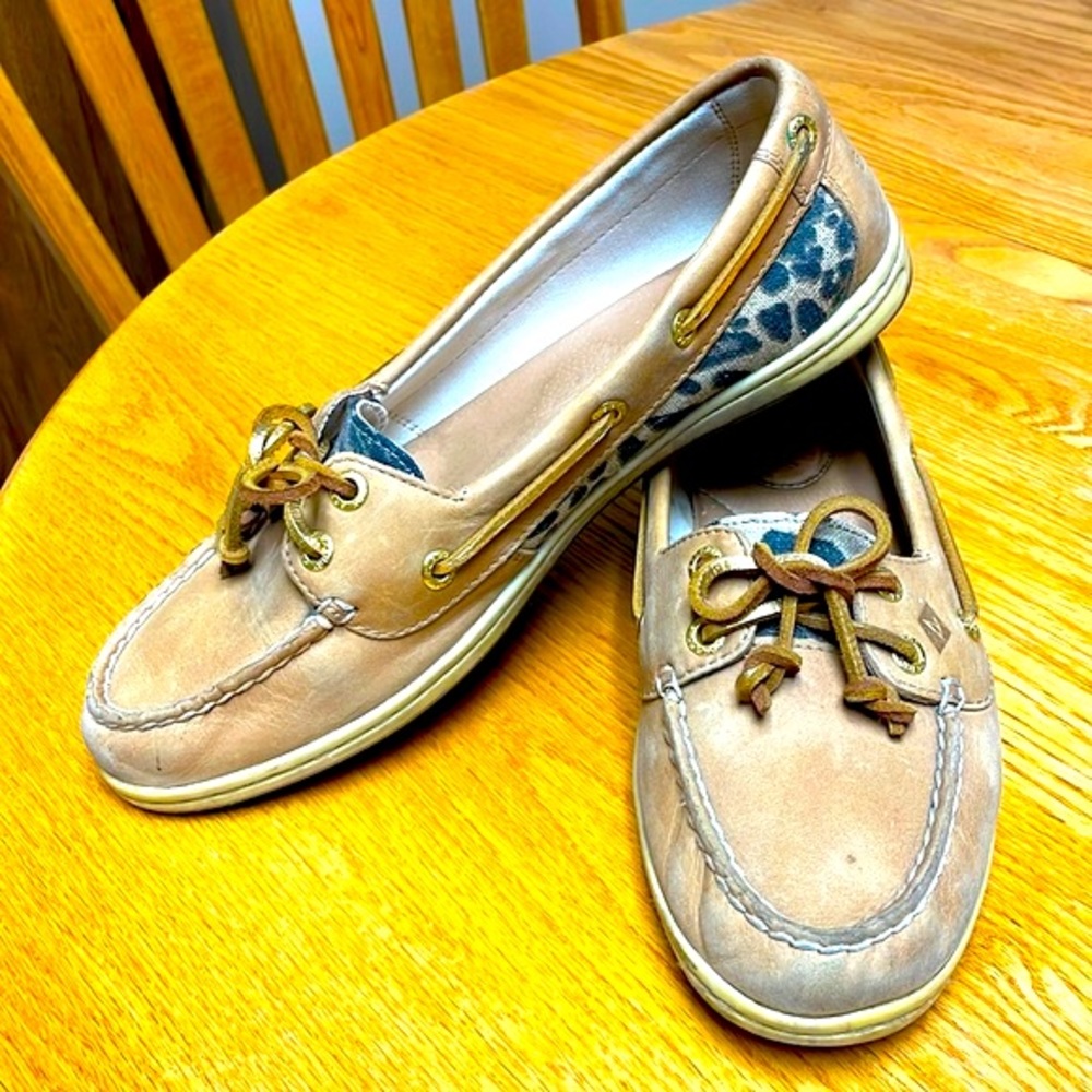 Leopard Print Sperry Boat Shoes